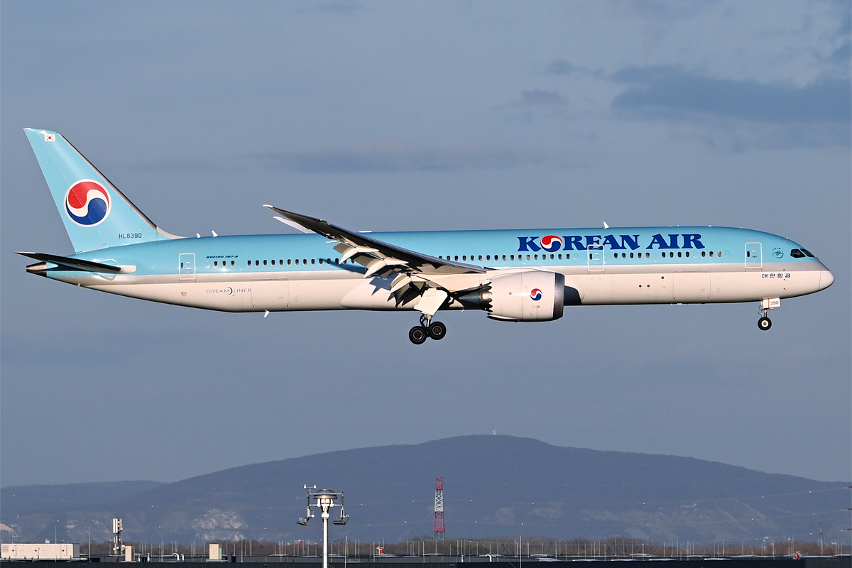 HL8390 Boeing 787-9