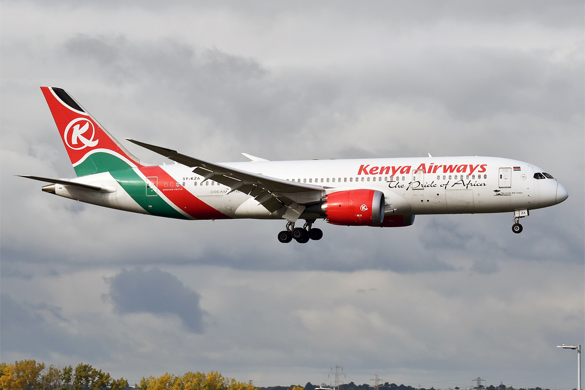 5Y-KZA Boeing 787-8