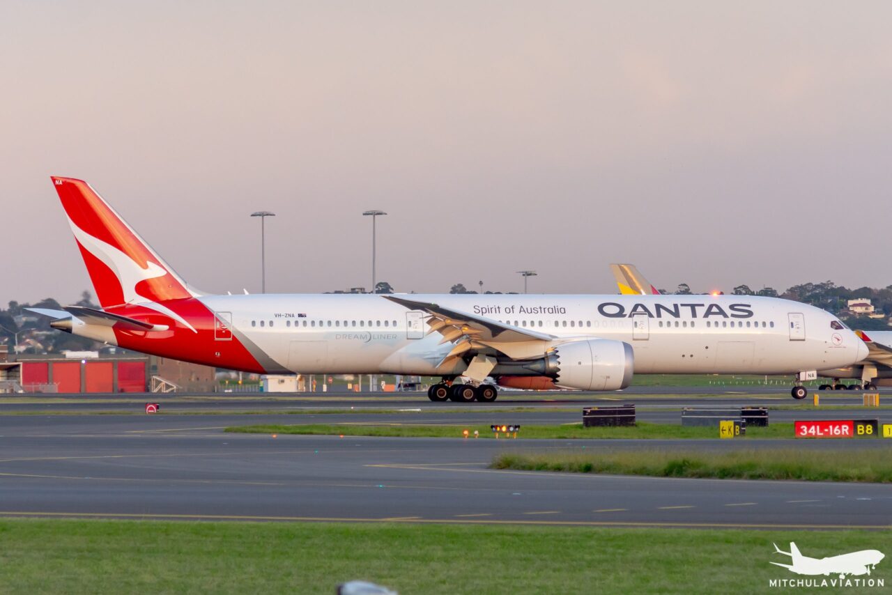 VH-ZNA Boeing 787-9